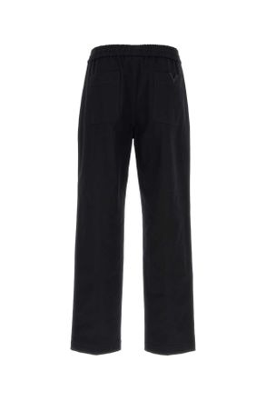 Valentino Garavani Stretch Cotton Trousers - Navy