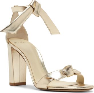 Alexandre Birman Clarita Metallic Sandal in Golden at Nordstrom, Size 6.5