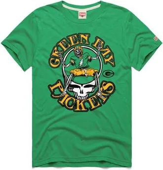 Homage Mens Homage Green Green Bay Packers NFL x Grateful Dead Tri-Blend T-Shirt at Nordstrom, Size X-Large