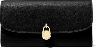 Michael Kors Womens Wallet Black Leather - One Size