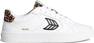 Cariuma SALVAS sneakers - men - Rubber/Cork/Recycled Mesh/LWG-Certified Gold-Rated Leather - 10.5 - White