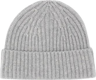 Lisa Yang Accessoires, Dames, Grijs, ONE Size, Kasjmier, Martigny Beanie