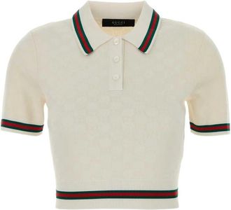 Gucci Cropped Polo Shirt