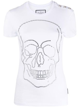 Philipp Plein T-shirt con decorazione - Bianco