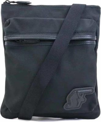Ferragamo Pre-owned Nylon shoulder-bags - unisex - Vintage Schoudertas - Zwart - ONE Size - Nylon - Vintage