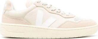 Veja V-90 Low-Top Panelled Sneakers, Brand Size 42 ( US Size 9 )