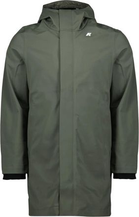 K-Way Thomas Bonded Parka - Heren - Parka Jassen - Groen - XL - Polyester - Jassen