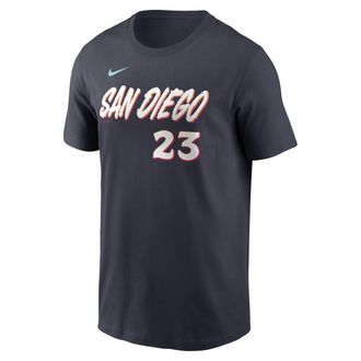 Nike Fernando Tatis Jr. San Diego Padres City Connect Nike Mens MLB T-Shirt in Black | N1994CAPY9-70N