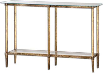 Uttermost Elenio Glass Console Table