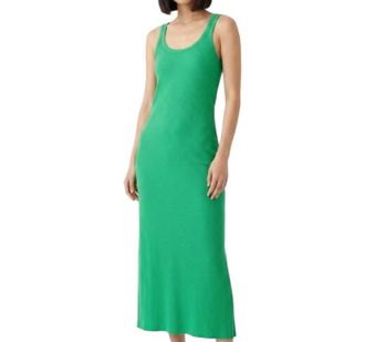 Xirena Beckett Sleeveless Midi Dress In Grassy Green