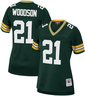 Mitchell & Ness Womens Mitchell & Ness Charles Woodson Green Green Bay Packers 2010 Legacy Replica Player Jersey at Nordstrom, Size Xx-Large