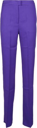 Andamane Rechte broek - Dames - Straight fit broeken - Paars - XS - Broeken