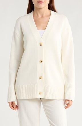 Vince Weekend Wool Blend Cardigan in Off White at Nordstrom Rack, Size X-Small