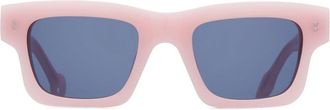 J.W.Anderson Rectangle sunglasses - unisex - Acetate - One Size - Pink