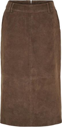 Notyz Notyz, Rokken, Dames, Bruin, XL, Skirts