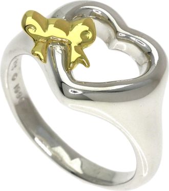 Tiffany & Co. Yellow Gold (18K) Silver Band Ring (Pre-Owned)