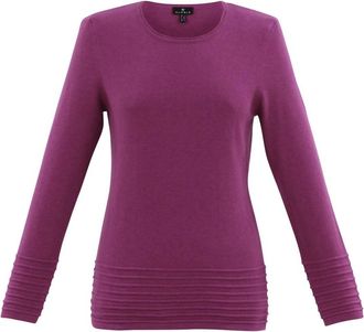 Marble Scotland Womens Crewneck Sweater In Magenta