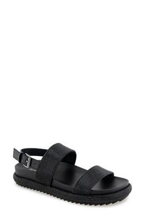 Kenneth Cole Reaction Darleen Sandal in Black/Crystal at Nordstrom Rack, Size 6.5