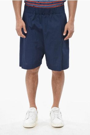 Laneus Baggy Cotton Shorts With Elastic Waist size 52