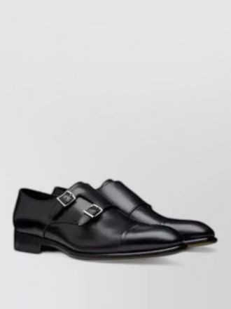 Doucal's leather monk shoes