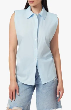 Habitual Tie Back Sleeveless Shirt in Nantucket Breeze at Nordstrom, Size X-Small