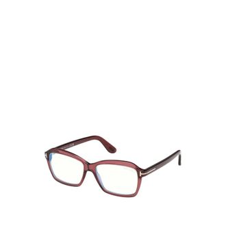 Tom Ford Glasses, female, Red, Size: 54 MM Ft6129B Eyeglasses
