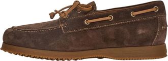 Hogan Loafers - Heren - Bootschoenen - Bruin - 39 EU - Leer - Schoenen