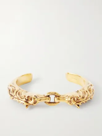 Chlo&eacute; Bracciale Rigido In Metallo Dorato - Oro