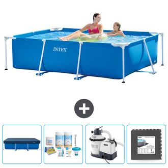 Intex Piscina Con Estructura Rectangular - 220x150x60 Cm - 5-piezas Scb61