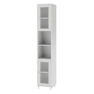 Vicco Armario De Ba&ntilde;o Malte, Blanco, 30 X 171.5 Cm, Vicco