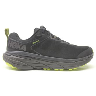 Hoka One One Hoka Challenger ATR 6 GTX Textile Synthetic Mens Low Top Trainers - Black Black Olive - Size:UK 10.5