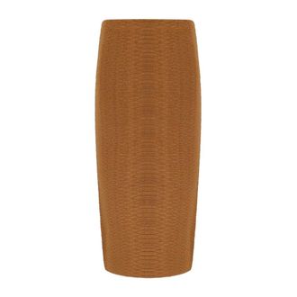 Elisabetta Franchi Gebreide midi-rok - Dames - Rokken - Bruin - Maat: M Viscose