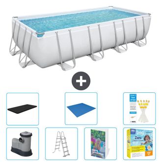 Bestway Piscina Bestway Power Steel Rectangular - 549x274x122 Cm - 8-piezas S546
