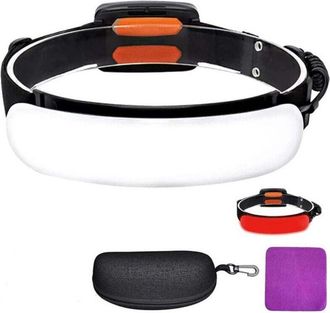 OEM [nunca Usado] Linterna Frontal Led Cob Recargable Por Usb, Ajustable, 1500 L&uacute;menes, Ligera E Impermeable, Ideal Para Ciclismo, Camping, Senderismo, Pe