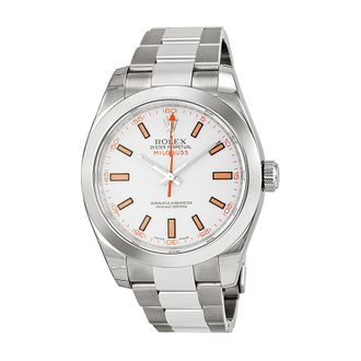 Rolex Pre-owned Rolex Milgauss White Dial Mens Watch 116400WSO