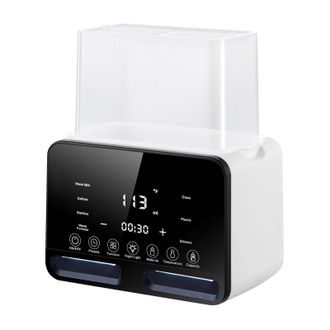 OEM Calentador De Biberones Para 2 Biberones, Blanco - Calentador De Biberones 4 En 1 Con Esterilizador Y Control De Temperatura, Calentador De Comida Par