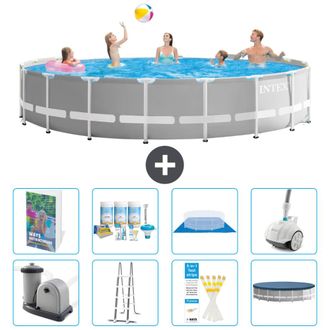 Intex Piscina Prism Frame Redonda - 549x122 Cm - 9-piezas S658