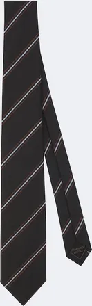 Brioni Striped silk jacquard tie