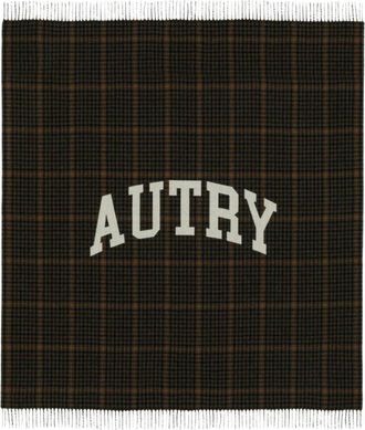 Autry Coperta Check - Dames - Wintersjaals - Bruin - ONE Size - Katoen - Accessoires