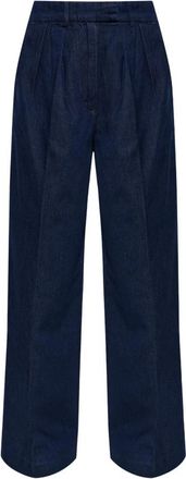 Anine Bing Lou Trouser - Dames - Loose Fit Jeans - Blauw - M - Katoen - Jeans