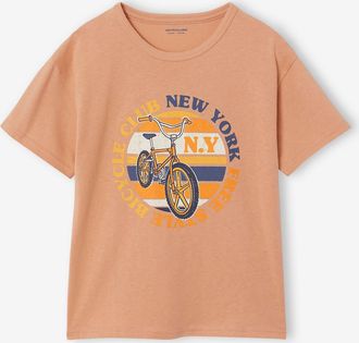 Vertbaudet Jungen T-Shirt, grafischer Print orange