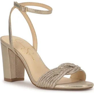 Jessica Simpson Siena Sandal in Light Gold at Nordstrom, Size 7.5