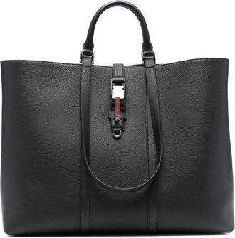 Gucci large Web-trim tote bag - Black