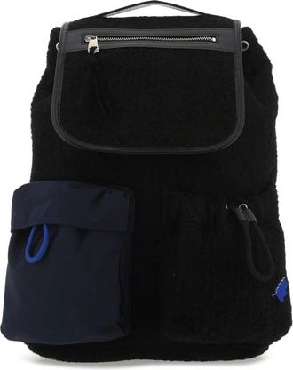 Ader Error Black Boucle Rugzak - Heren - Rugzakken - Zwart - ONE Size - Tassen