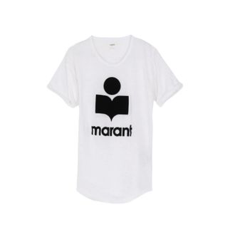 Isabel Marant Linen Short Sleeve Tee Shirt