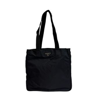 Prada Black Nylon Tote Bag (Pre-Owned)