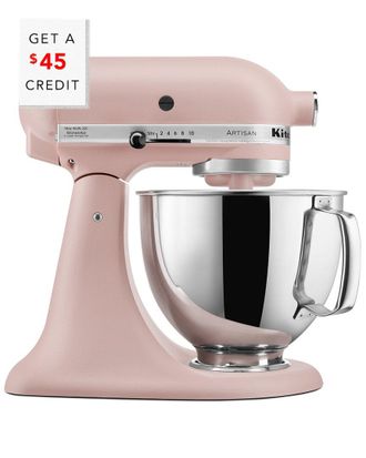 KitchenAid Artisan Series 5qt Pink Tilt-Back Head Stand Mixer with $45 Credit