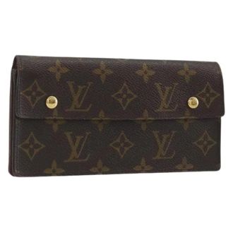 Louis Vuitton Pre-owned Vintage Monogram Long Wallet - - Pre-owned - Donna - Marrone - ONE SIZE