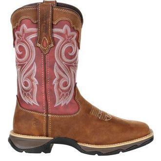 Durango Womens Red Western Boot in Briar Brown And Rusty Red at Nordstrom, Size 6.5