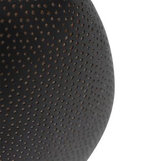 QAZQA Qazqa - Oriental Plaf&oacute;n Oriental Negro Y Dorado 40 Cm - Radiance Acero Redonda Adecuado Para Led Max. 1 X 60 Watt